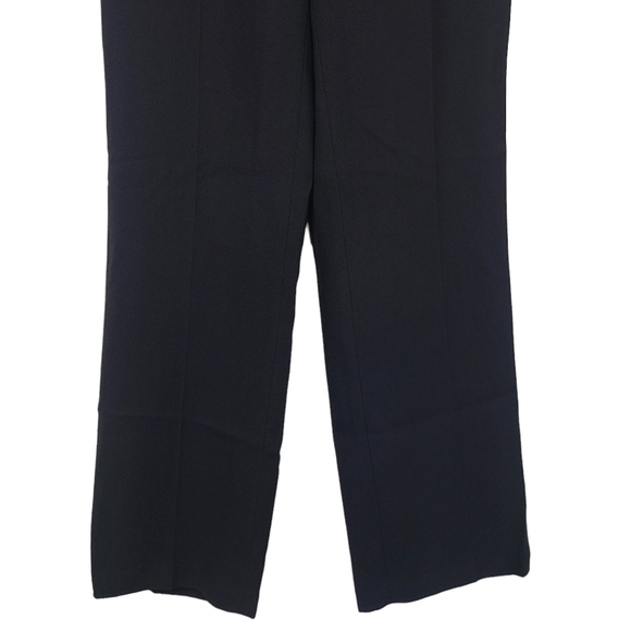 Nygard Connection Women Black Straight Leg Dress Pants Size 12 Triacetate - Picture 3 of 10